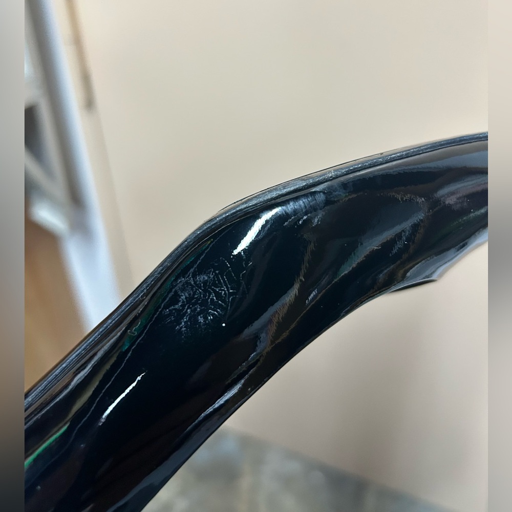 Tod's Black Patent Leather Heels